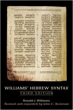 Williams' Hebrew Syntax, Third Edition 3rd 9780802094292 Front Cover