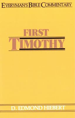 First Timothy  9780802420541 Front Cover