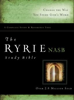 Ryrie NAS Study Bible Hardback Red Letter  9780802484697 Front Cover