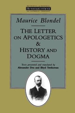 Letter on Apologetics and History of Dogma  9780802808196 Front Cover