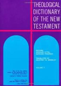 Theological Dictionary of the New Testament  9780802822475 Front Cover