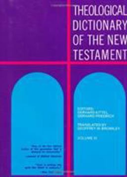 Theological Dictionary of the New Testament  9780802822482 Front Cover