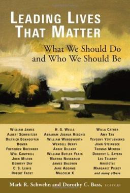 Leading Lives That Matter What We Should Do and Who We Should Be  9780802829313 Front Cover