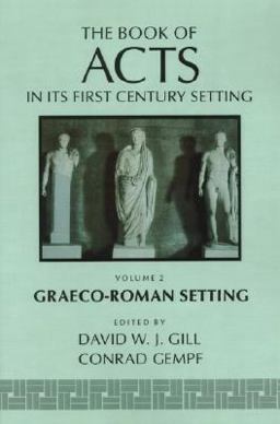 Book of Acts in Its Graeco-Roman Setting  9780802848475 Front Cover