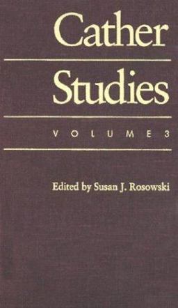Cather Studies 1996 9780803239203 Front Cover