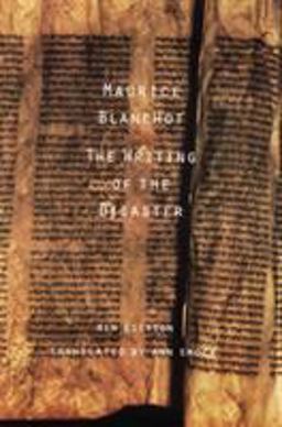 Writing of the Disaster  9780803261204 Front Cover