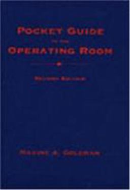 Pocket Guide to the Operating Room 2nd 9780803600331 Front Cover