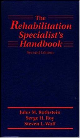 Rehabilitation Specialist's Handbook 2nd 9780803600478 Front Cover