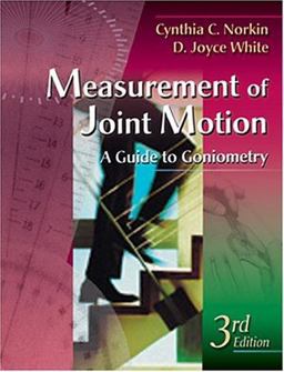 Measurement of Joint Motion A Guide to Goniometry 3rd 9780803609723 Front Cover