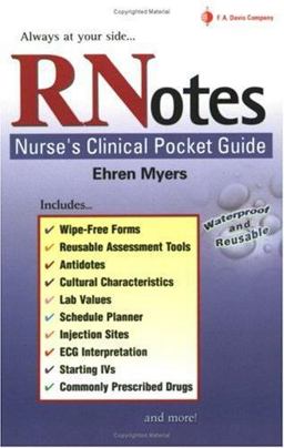 RNOTES Nurse's Clinical Pocket Guide  9780803610606 Front Cover