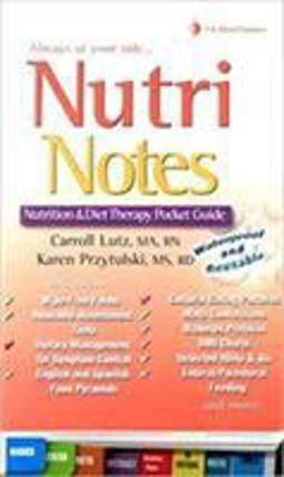 NutriNotes Nutrition and Diet Therapy Pocket Guide  9780803611146 Front Cover
