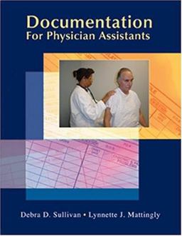 Documentation for Physician Assistants  9780803611412 Front Cover