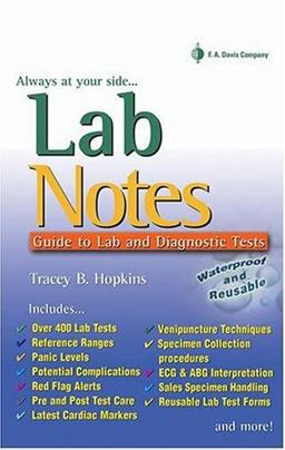 Lab Notes Guide to Lab and Diagnostic Tests  9780803612655 Front Cover