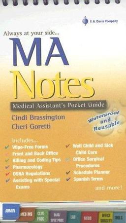 MA Notes Medical Assistant's Pocket Guide  9780803612815 Front Cover