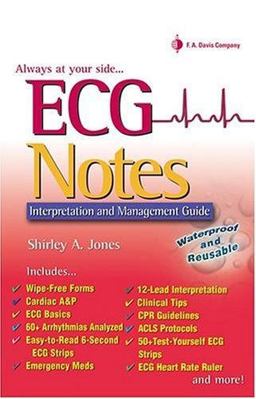 ECG Notes Interpretation and Management Guide  9780803613478 Front Cover