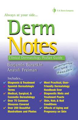 Derm Notes Dermatology Clinical Pocket Guide  9780803614956 Front Cover