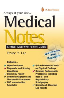Medical Notes Clinical Medicine Pocket Guide  9780803617469 Front Cover