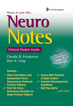 Neuro Notes Clinical Pocket Guide  9780803617476 Front Cover