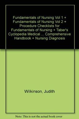 Package of Wilkinson's Fundamentals, Checklists, Taber's, 20/E, Davis's Drug Guide for Nurses, Davis's Comp. Hbk of Lab/Diagnostic Tests, 2/E, and Nurse's Pocket Guide, 10/E
