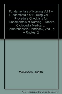Package of Wilkinson's Fundamentals of Nursing, Checklists, Taber's 20/E, Davis's Drug Guide for Nurses 10/E, Davis's Comp. Hbk of Lab/Diagnostic Tests, 2/E and Rnotes, 2/E.