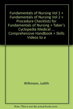 Package of Wilkinson's Fundamentals of Nursing, Skills Videos, Procedure Checklists, Taber's 20/E, Davis's Drug Guide for Nurses, 10/E, Davis's Comp. Hbk of Lab/Diagnostic Tests, 2/E and Rnotes