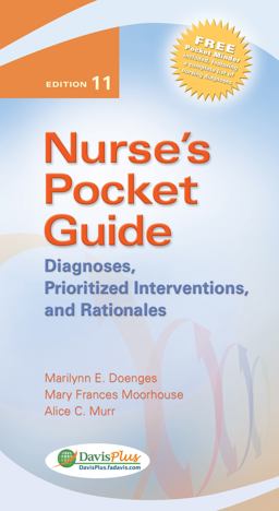 Nurse's Pocket Guide Diagnoses, Prioritized Interventions, and Rationales 11th 9780803618572 Front Cover