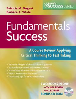 Fundamentals Success A Course Review Applying Critical Thinking to Test Taking 2nd 9780803619210 Front Cover