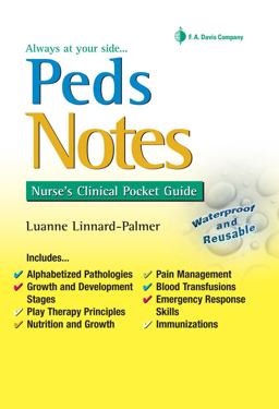 PedsNotes Nurse's Clinical Pocket Guide  9780803621787 Front Cover