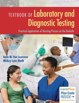 Textbook of Laboratory and Diagnostic Testing Practical Application of Nursing Process at the Bedside  9780803623156 Front Cover