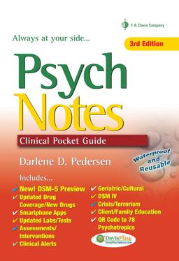 PsychNotes Clinical Pocket Guide 3rd 9780803627710 Front Cover