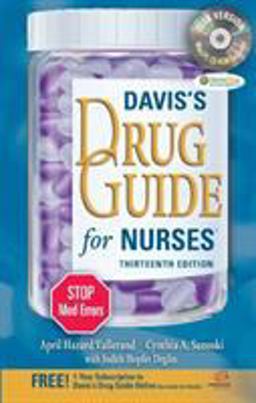 Davis's Drug Guide for Nurses + Resource Kit CD-ROM 13th 9780803628335 Front Cover