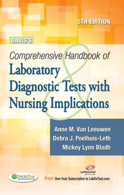 Davis's Comprehensive Handbook of Laboratory and Diagnostic Tests with Nursing Implications 5th 9780803636644 Front Cover