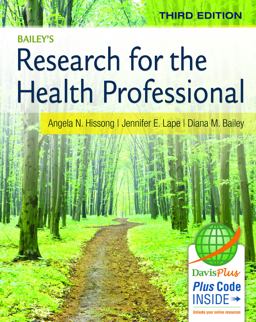 Research for the Health Professional:  9780803639164 Front Cover