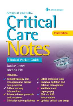 Critical Care Notes Clinical Pocket Guide 2nd 9780803642232 Front Cover