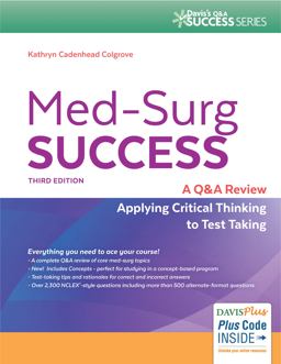 Med-Surg Success A Q&amp;a Review Applying Critical Thinking to Test Taking 3rd 9780803644021 Front Cover
