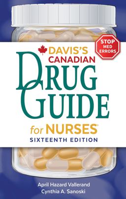 Davis's Drug Guide for Nurses Canadian Version 16th 2018 Revised  9780803669468 Front Cover