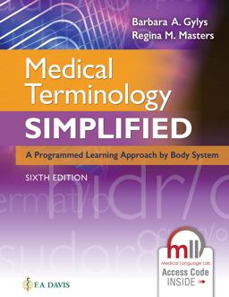 Medical Terminology Simplified A Programmed Learning Approach by Body System 6th 2019 Revised  9780803669727 Front Cover