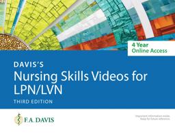 Davis's Nursing Skills Videos for LPN/LVN 4-Year Online Access Card