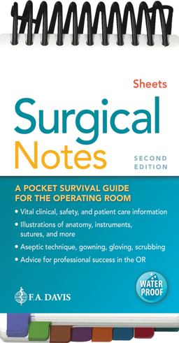 Surgical Notes A Pocket Survival Guide for the Operating Room 2nd 9780803694774 Front Cover