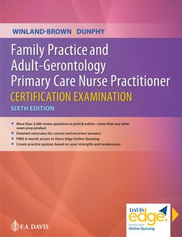 Family Practice and Adult-Gerontology Primary Care Nurse Practitioner Certification Examination 6th 9780803697294 Front Cover