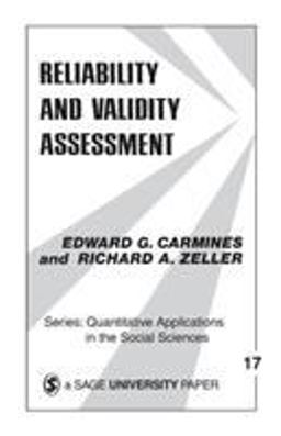 Reliability and Validity Assessment  9780803913714 Front Cover