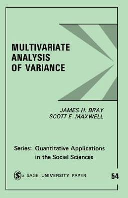 Multivariate Analysis of Variance  9780803923102 Front Cover