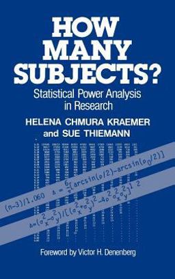 How Many Subjects? Statistical Power Analysis in Research  9780803929494 Front Cover