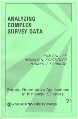 Analyzing Complex Survey Data  9780803930148 Front Cover