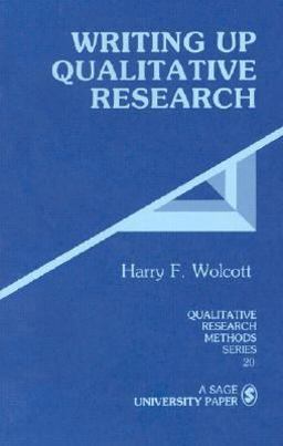 Writing up Qualitative Research  9780803937932 Front Cover