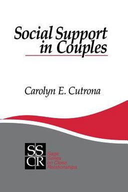 Social Support in Couples Marriage As a Resource in Times of Stress  9780803948846 Front Cover