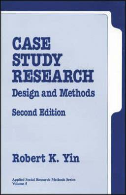 Case Study Research Design and Methods 2nd 9780803956636 Front Cover