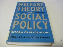 Welfare Theory and Social Policy
