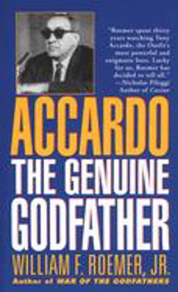 Accardo: the Genuine Godfather  9780804114646 Front Cover