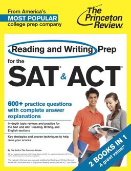 Reading and Writing Prep for the SAT and ACT